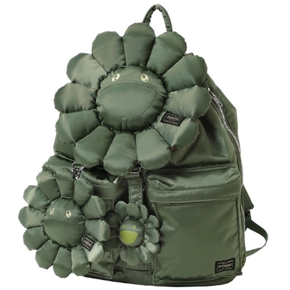 Takashi Murakami x Porter Rucksack Sage Green
